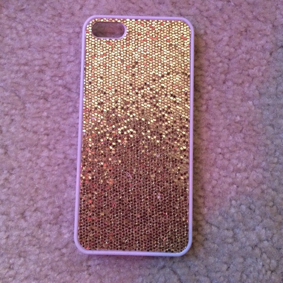 Gold sparkle iPhone case