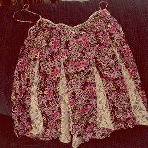 Floral/lace tank