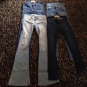Bundle of Hollister and H&M jeans
