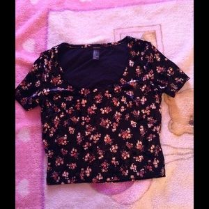 Forever 21 floral crop top💕