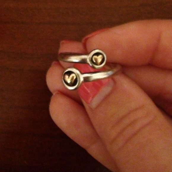 PANDORA heart wrap around ring