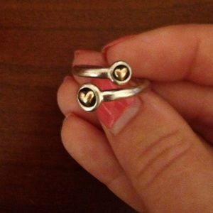 PANDORA heart wrap around ring