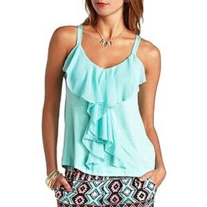 Ruffle tank top