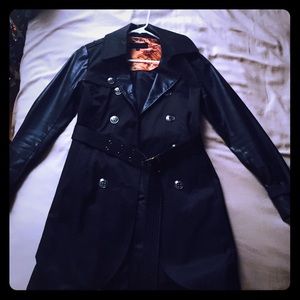Steeve Madden long sleeve black coat