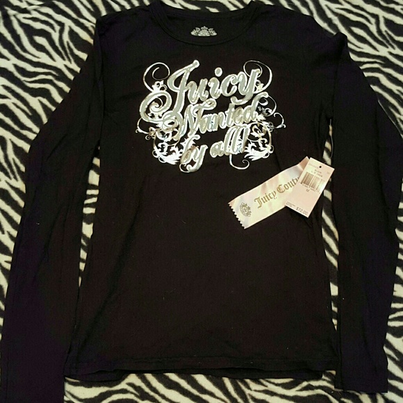 NWT Juicy Couture Long Sleeve Top