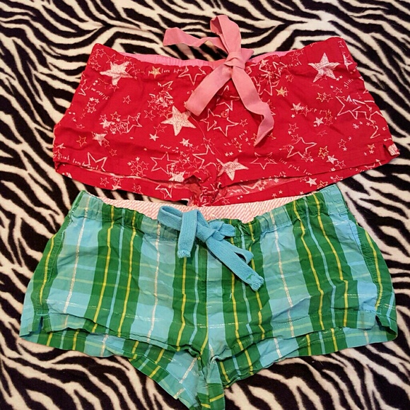 2 Victoria's Secret Pink PJ Shorts