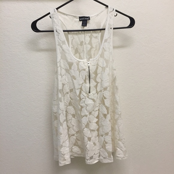 Floral lace top
