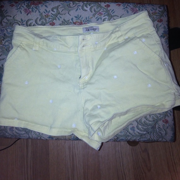 Yellow shorts