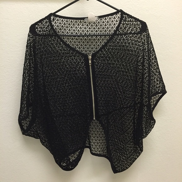 Black mesh cover up!