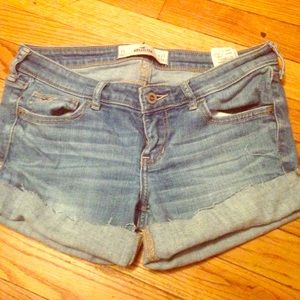 hollister jean shorts