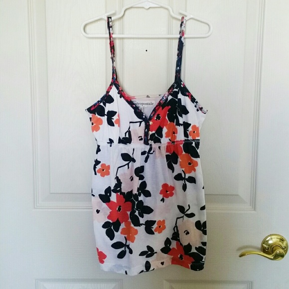 Aeropostale Floral Tank Top