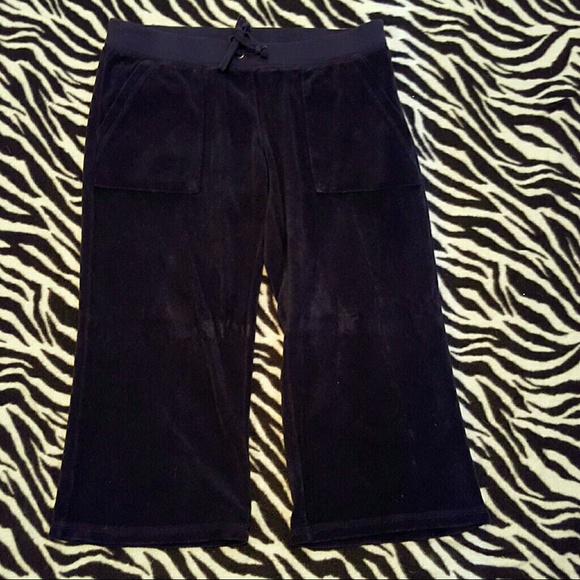 Juicy Couture Navy Crops- worn once