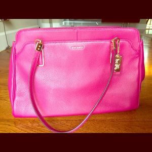 Purple Coach handbag