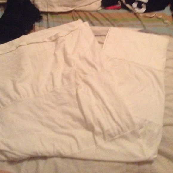 White skirt