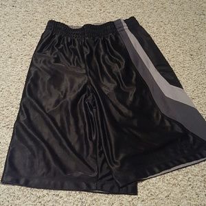 Men's Grey & Black Reversible Basketball Shorts