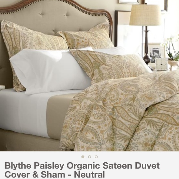 Potterybarn  duvet and sham to match. - Picture 1 of 3