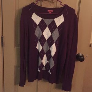 Argyle sweater