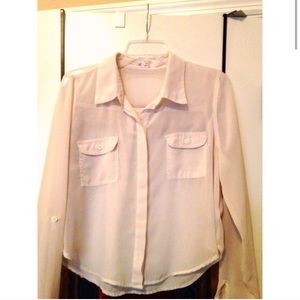 sheer top/maroon shorts bundle