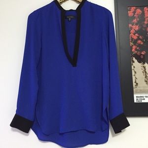 Karen Kane Plunge Neckline Blouse