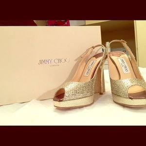 Sold- Jimmy Choo 'Clue' Glitter Pumps