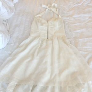 White Guess halter dress