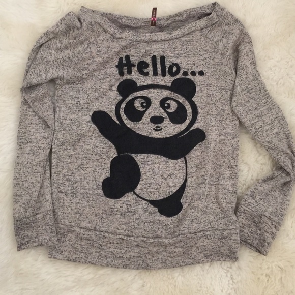 Cute panda sweater!