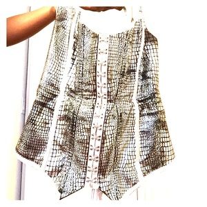 Silver Snake pattern corset. Sss 🐍