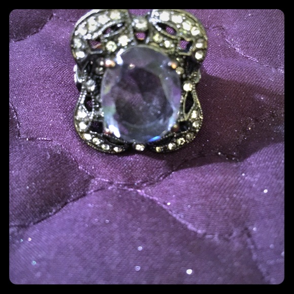 BCBG cocktail ring with matching bracelet.
