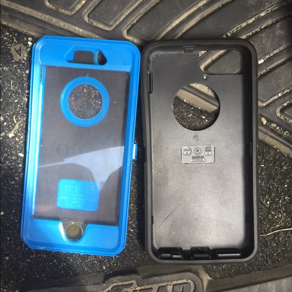 Black & Blue iPhone 6 OtterBox- Defender