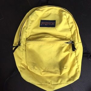Yellow Jansport Backpack