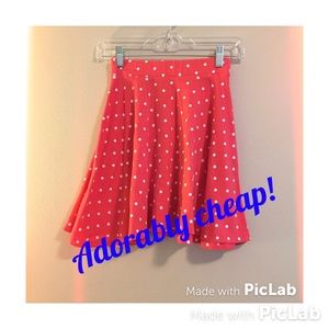 !💕Cute polka dotted skirt💕! 5$ OFF ORIGINAL $!💥
