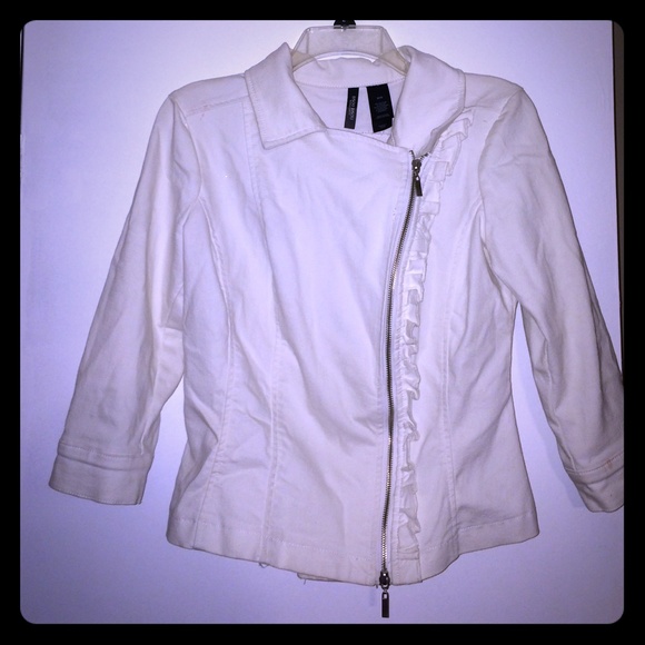 White blazer jacket