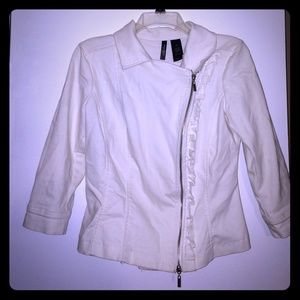White blazer jacket
