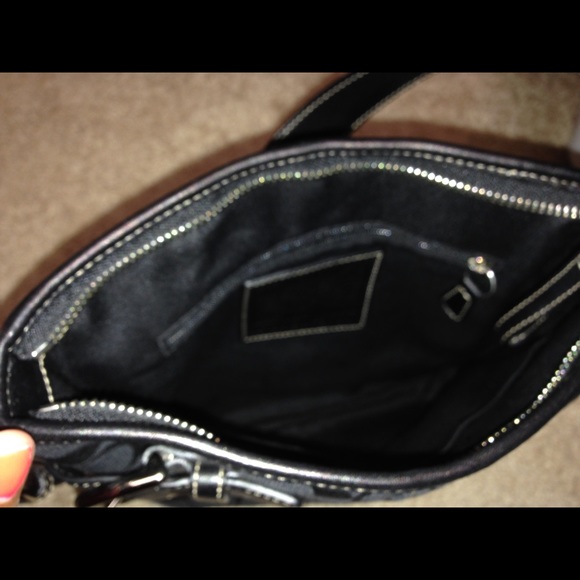 Stylish Black Coach Purse - Picture 2 of 3