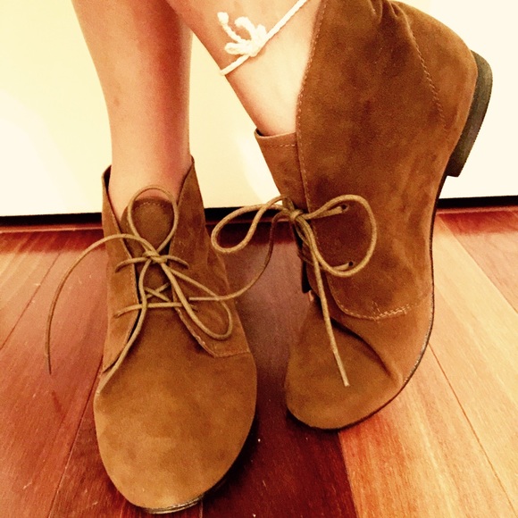 Tan Desert Bootie