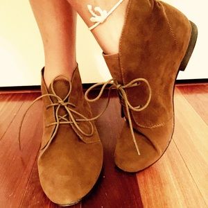 Tan Desert Bootie
