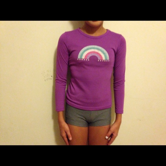 rainbow pajama shirt