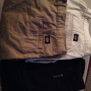 Three pair of men's shorts