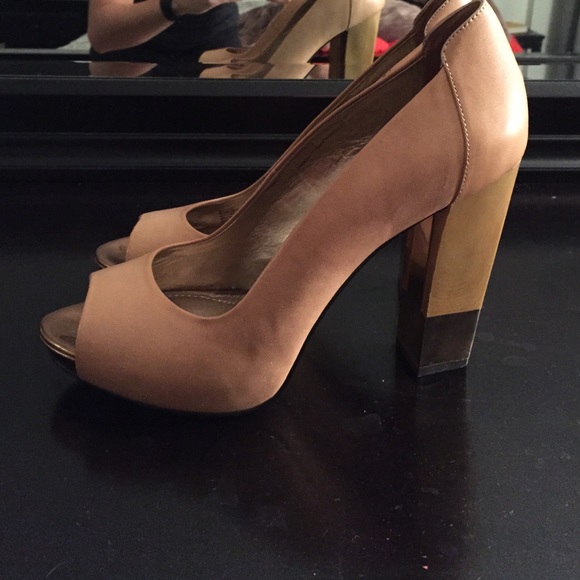BCBGeneration Shoes - Bcbgeneration wooden heel pumps!
