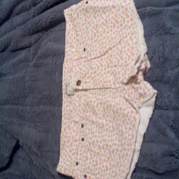 Forever 21 floral denim cutoff shorts size 30 NWOT