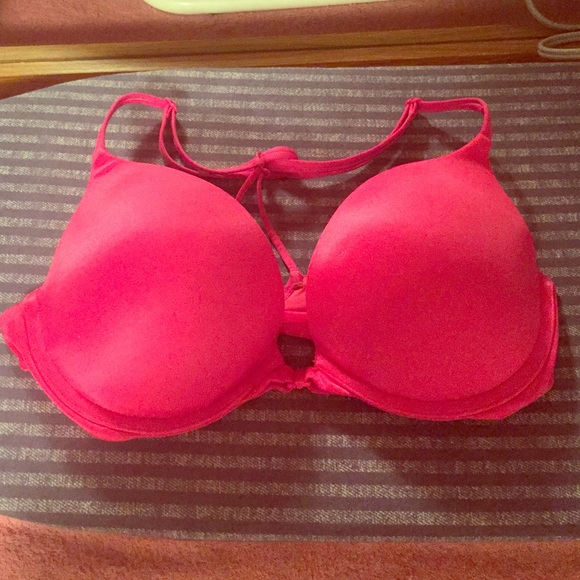 34C HOT PINK VS VERY SEXY PUSH-UP RACERBACK BRA