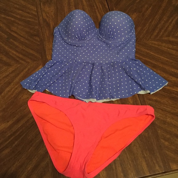 Peplum swimsuit 💕