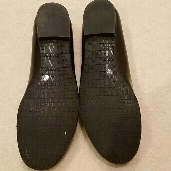*Bundle*Audrey Brooke Black Leather Flats - Picture 2 of 3