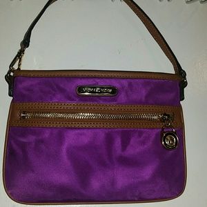 Cute purple MK wristlet wallet