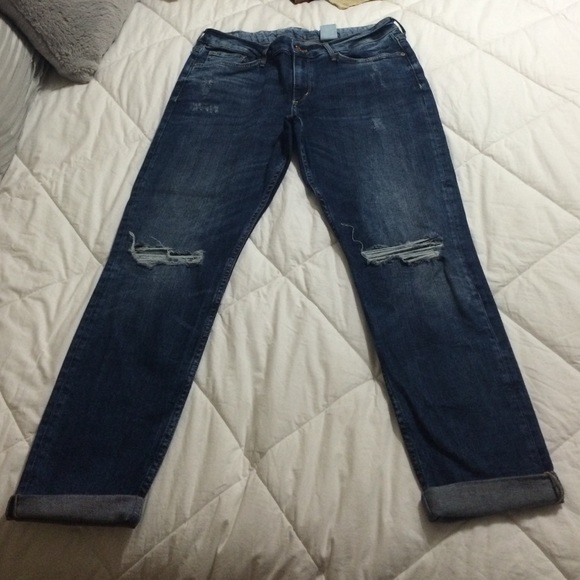 H&M Denim - H&M boyfriend low waist tapered leg jeans