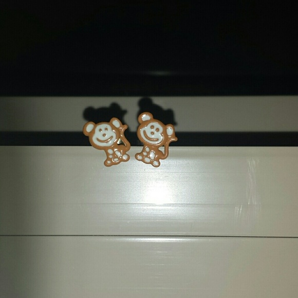 Monkey earrings