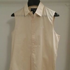 Ralph Lauren Polo Sport yellow sleeveless blouse
