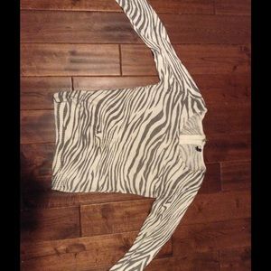 Zebra stripped sweater