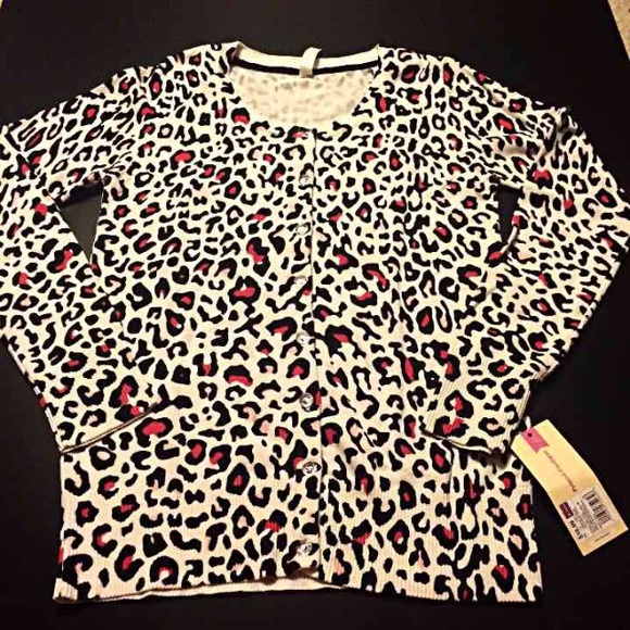 Target cheetah print cardigan.
