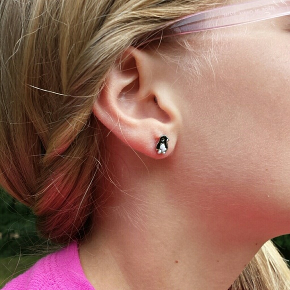 Penguin earrings